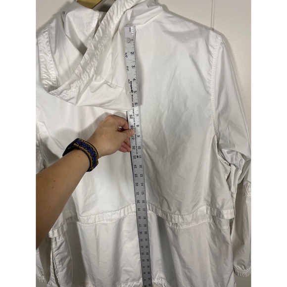 Nike Oversized Layered Hooded Windbreaker Jacket Women's Large Streetwear 2018 - Picture 16 of 16